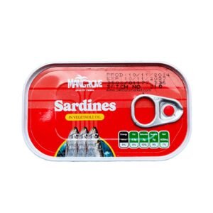 Mangrove sardines in vegetable oil 125g tin