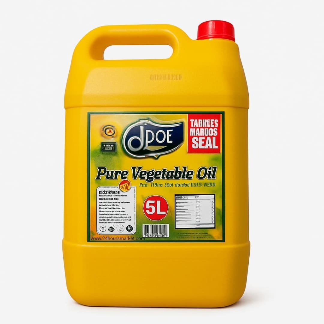 Jdoe Pure Vegetable Oil – 5L Cooking Oil