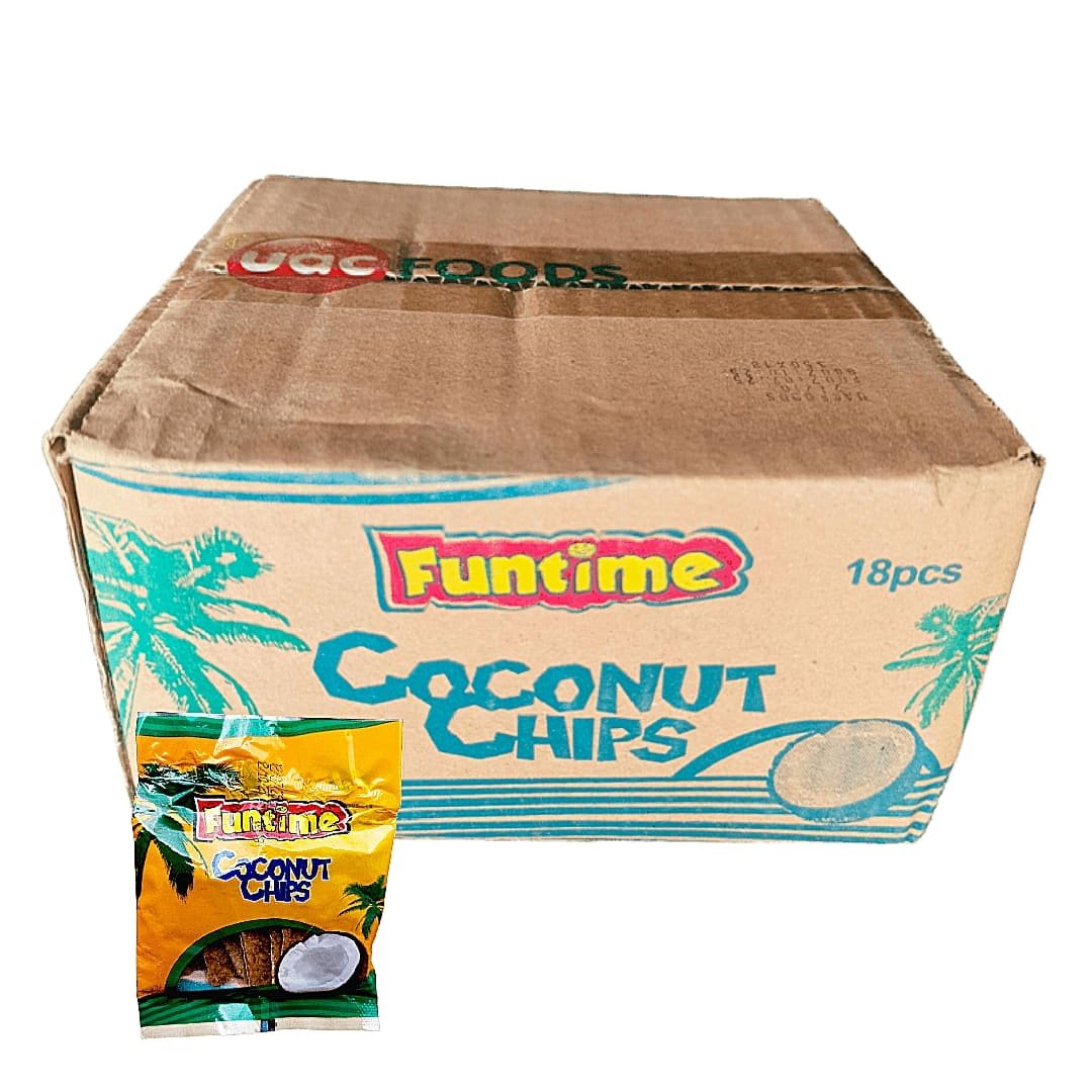 Fun Time Coconut Chips – 18pcs Pack