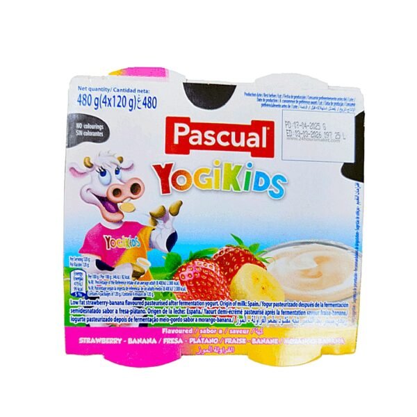 Pascual strawberry banana yogurt drink 480g pack