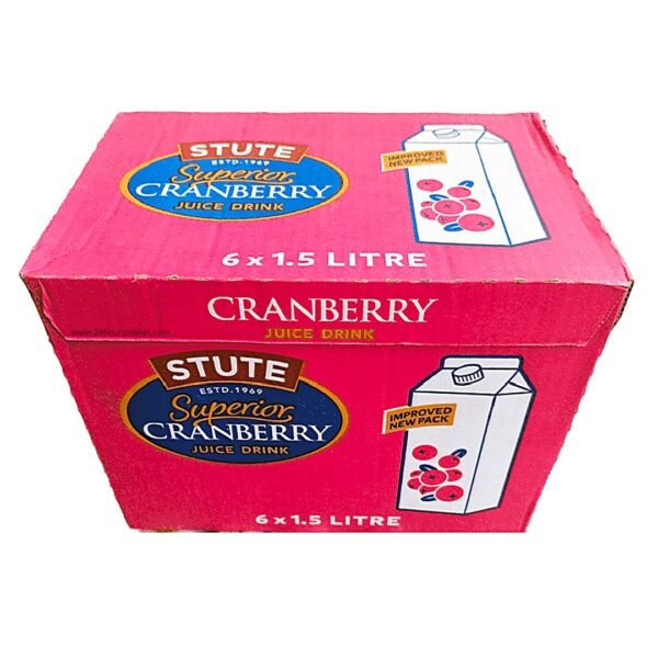 Stute Superior Cranberry Juice 6