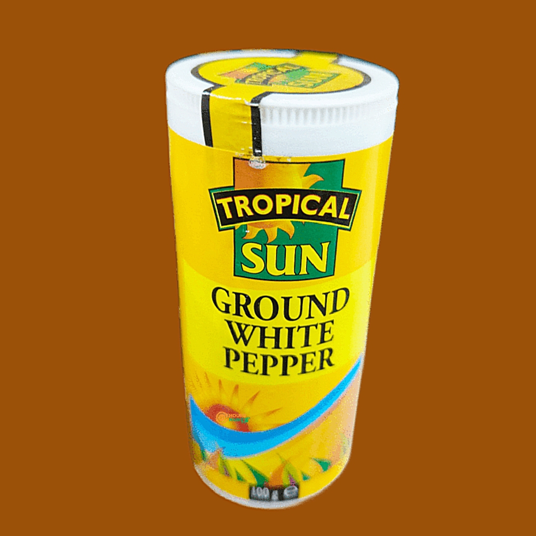 Tropical Sun Ground White Pepper 100g