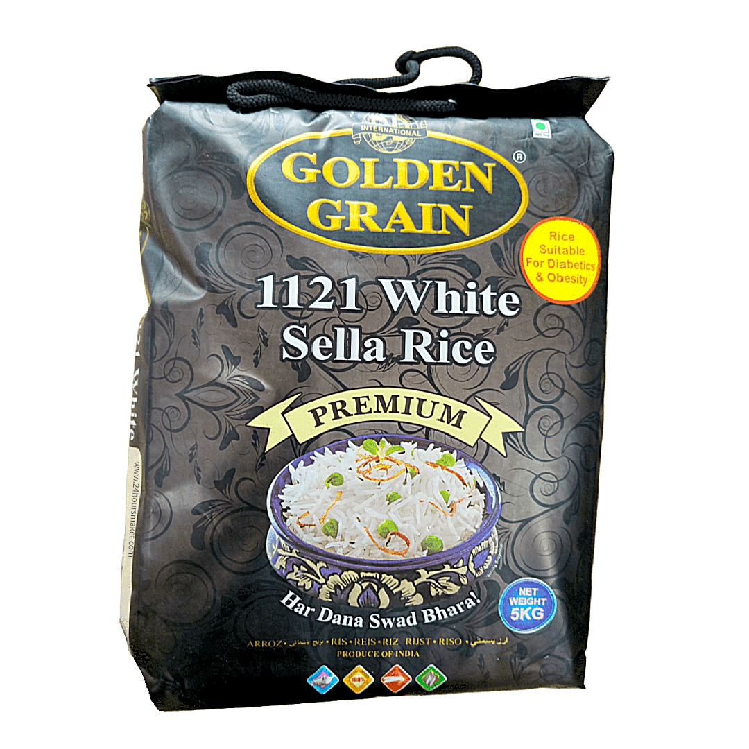 Golden Grain 1121 White Sella Rice 5kg