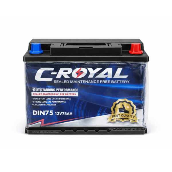 C-Royal Car Battery 75Ah