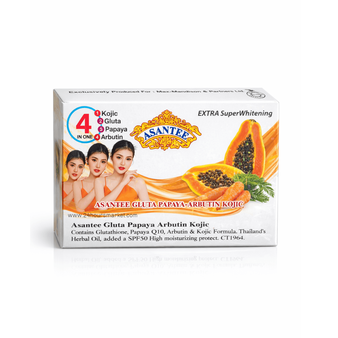 glutathione papaya soap LA Organo and Papaya Cream Combo Asantee Gluta Papaya Soap |