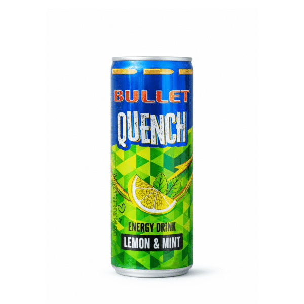 Bullet Quench Energy Drink Lemon & Mint 250ml