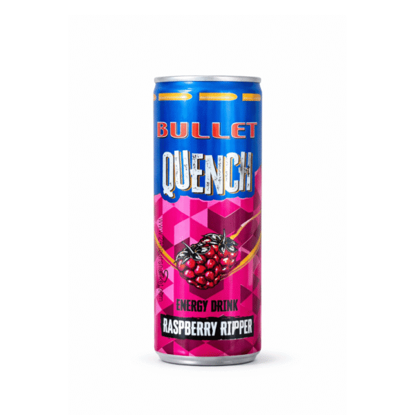 Bullet Quench Energy Drink Raspberry Ripper 250ml