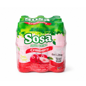 Sosa Cranberry Drink 1L x6 Pack