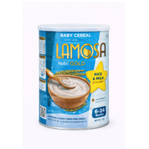 Lamosa Nutri Gold Rice & Milk Baby Cereal 1kg (6 Months+)