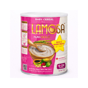 Lamosa Nutri Gold Rice & Mixed Fruits Baby Cereal 1.5kg (6 Months+)