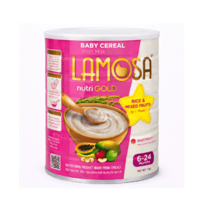Lamosa Nutri Gold Rice & Mixed Fruits Baby Cereal 1kg (6 Months+)