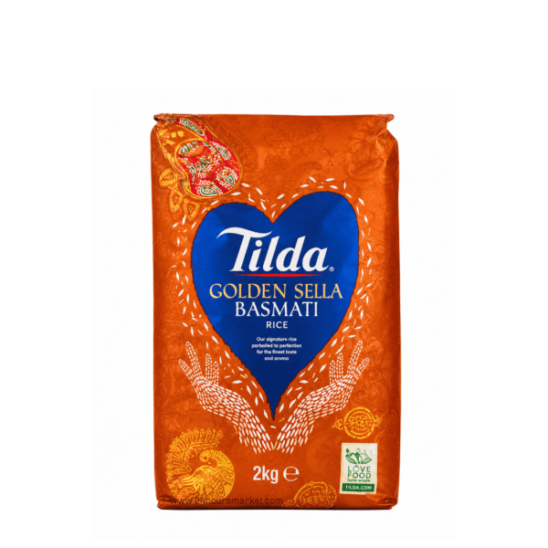 1000195783 Tilda Golden Sella Basmati Rice 2kg