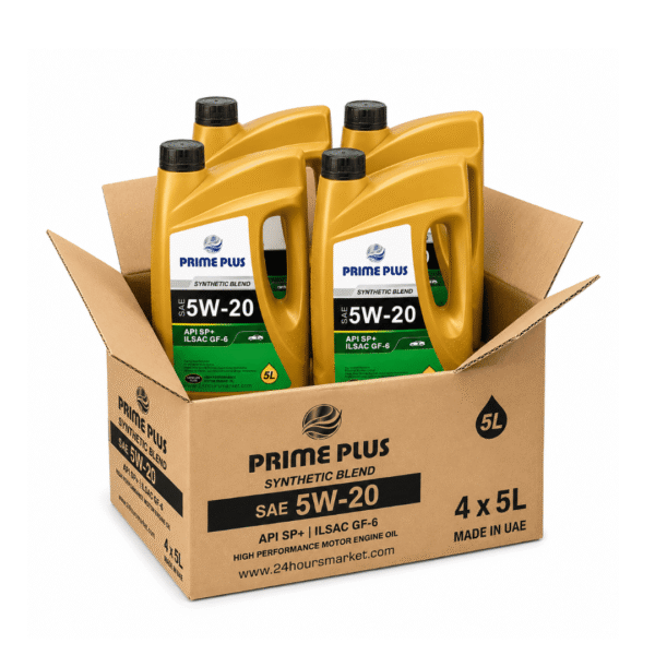 Prime Plus Synthetic Blend SAE 5W-20 Engine Oil 5L x4(Carton)