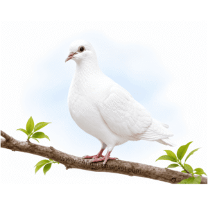 Live Pure White Dove