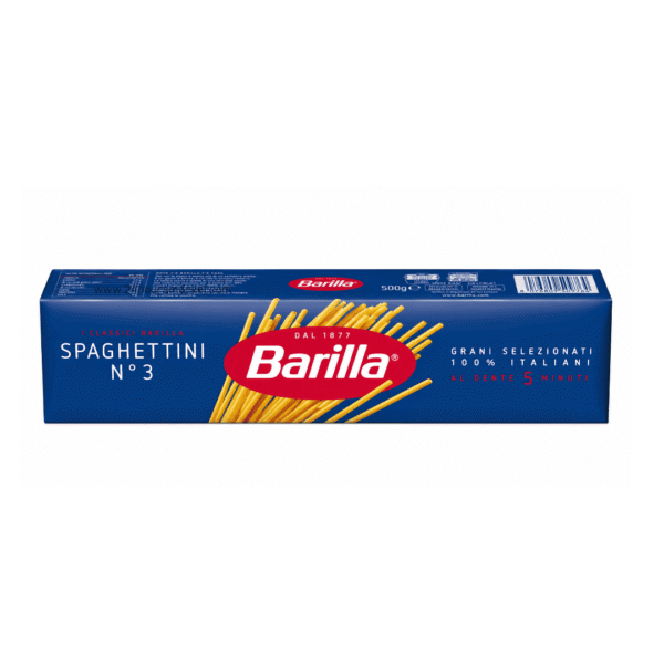Barilla Spaghettini No. 3 Pasta 500g