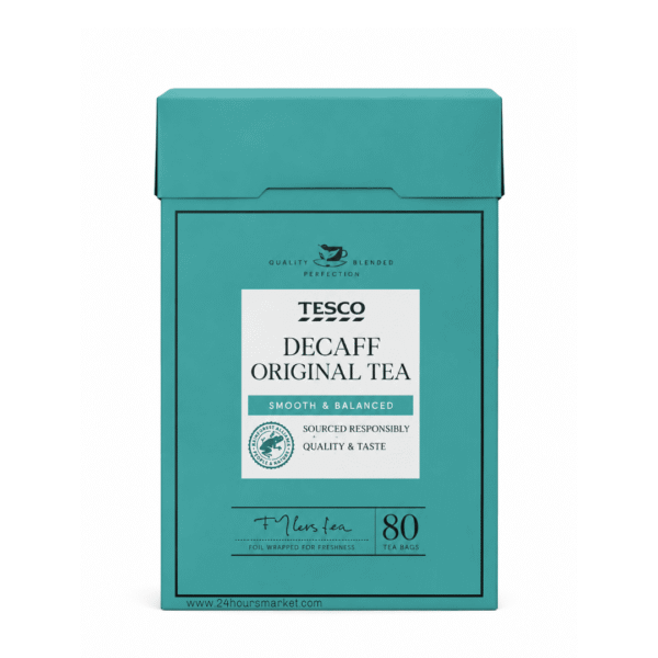 1000219138 Tesco Decaf Original Tea 80 Tea Bags