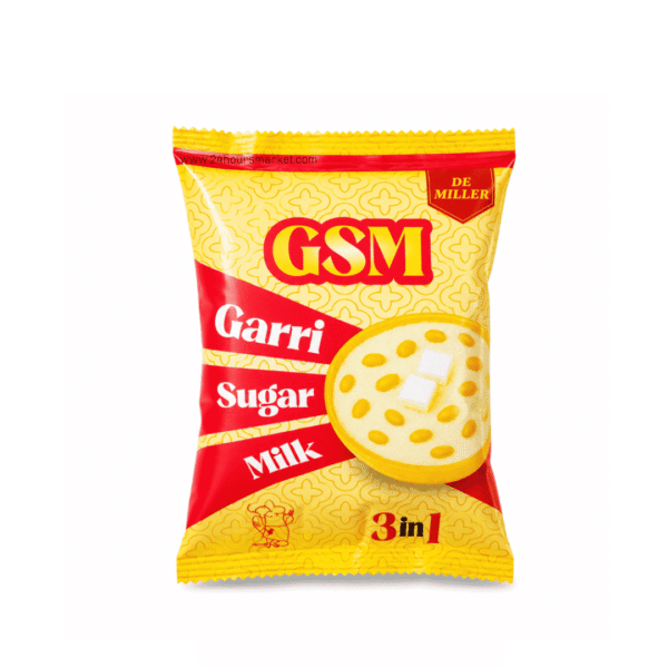 1000225933 De Miller GSM Garri Sugar Milk 3-in-1 50g x10
