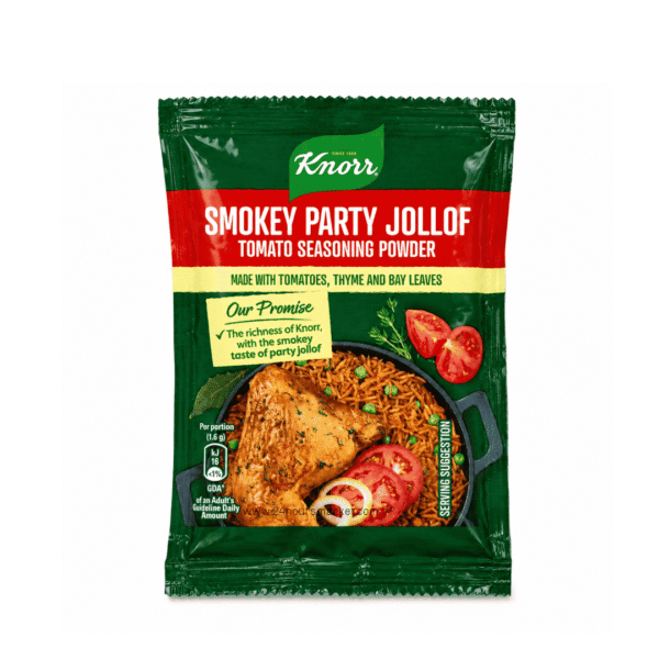 1000227428 Knorr Smokey Party Jollof Tomato Seasoning Powder 10g x 10