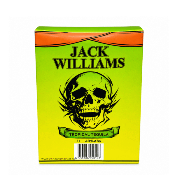 1000231276 Jack Williams Tropical Tequila 1L (40% ABV)
