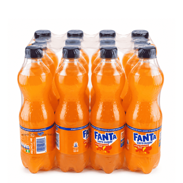 1000321244 Fanta Zero Sugar Orange Flavoured Drink 60cl