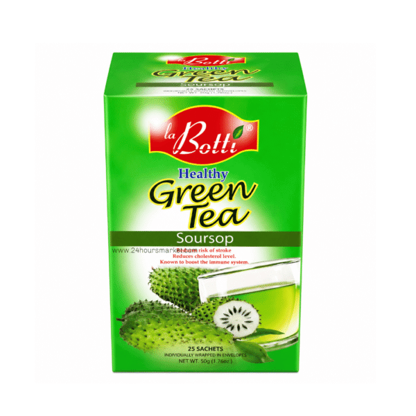 Flyerwiz_1786890900403 LA BOTTI Soursop Green Tea 50g x 25 Sachets