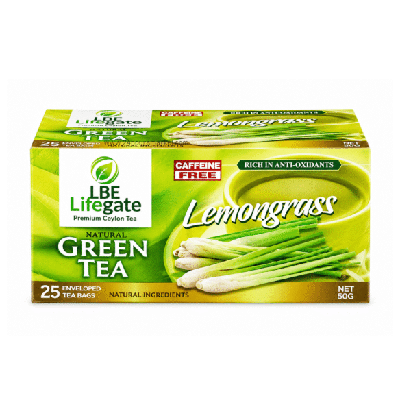 LBE Lifegate Natural Green Tea Lemongrass 50g