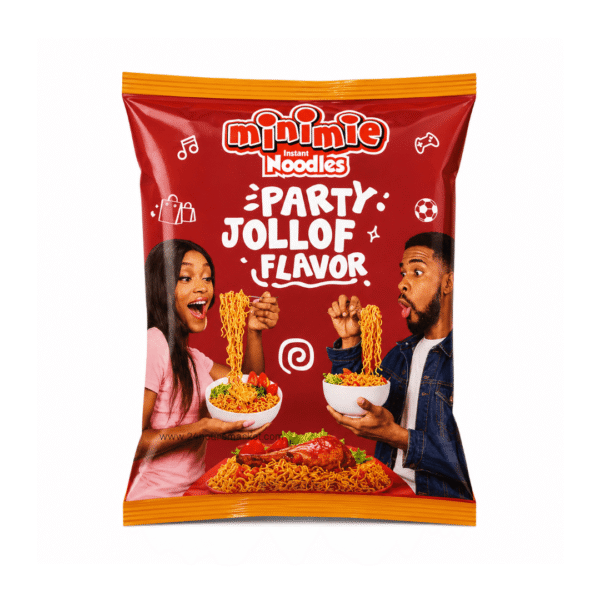 Minimie Noodles Party Jollof Flavour 70g x 10