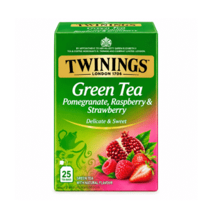 Twinings Green Tea Pomegranate, Raspberry & Strawberry – 25 Tea Bags