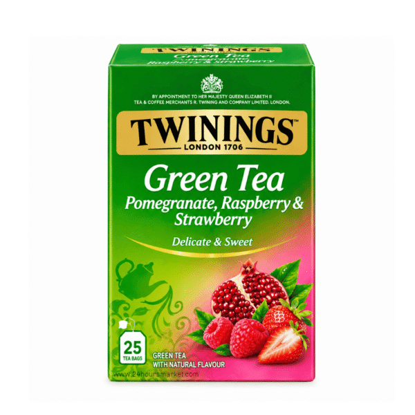 1000308071 Twinings Green Tea Pomegranate, Raspberry & Strawberry – 25 Tea Bags