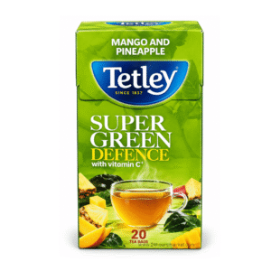 Tetley Super Green Defence Mango & Pineapple Tea – 20 Tea Bags