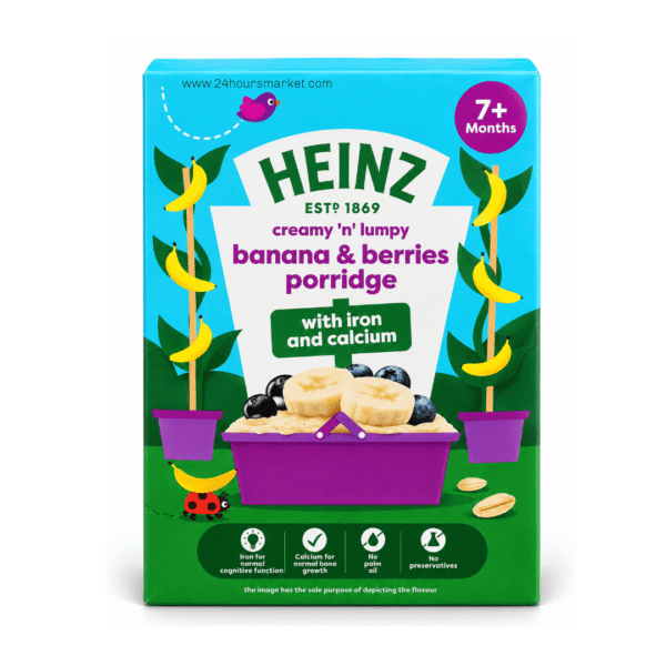 Heinz Creamy 'n' Lumpy Banana & Berries Porridge 125g