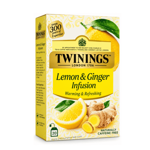 Twinings Lemon & Ginger Infusion – 20 Tea Bags