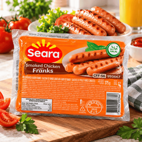 Seara Smoked Chicken Franks 375g (12 Pieces)